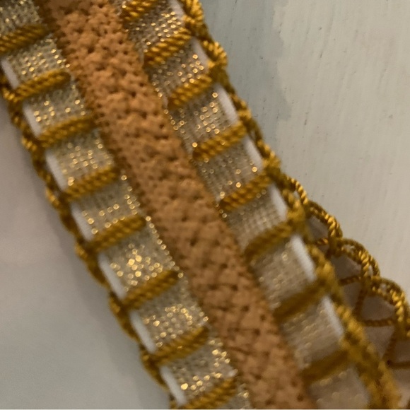 NWT Pilyq Platinum Swimwear‎ Cobra Crochet Bikini Triangle Top - Picture 9 of 11